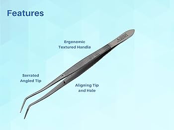 Amazon.com: Meriam Tweezers Set of 5 Stainless Steel For